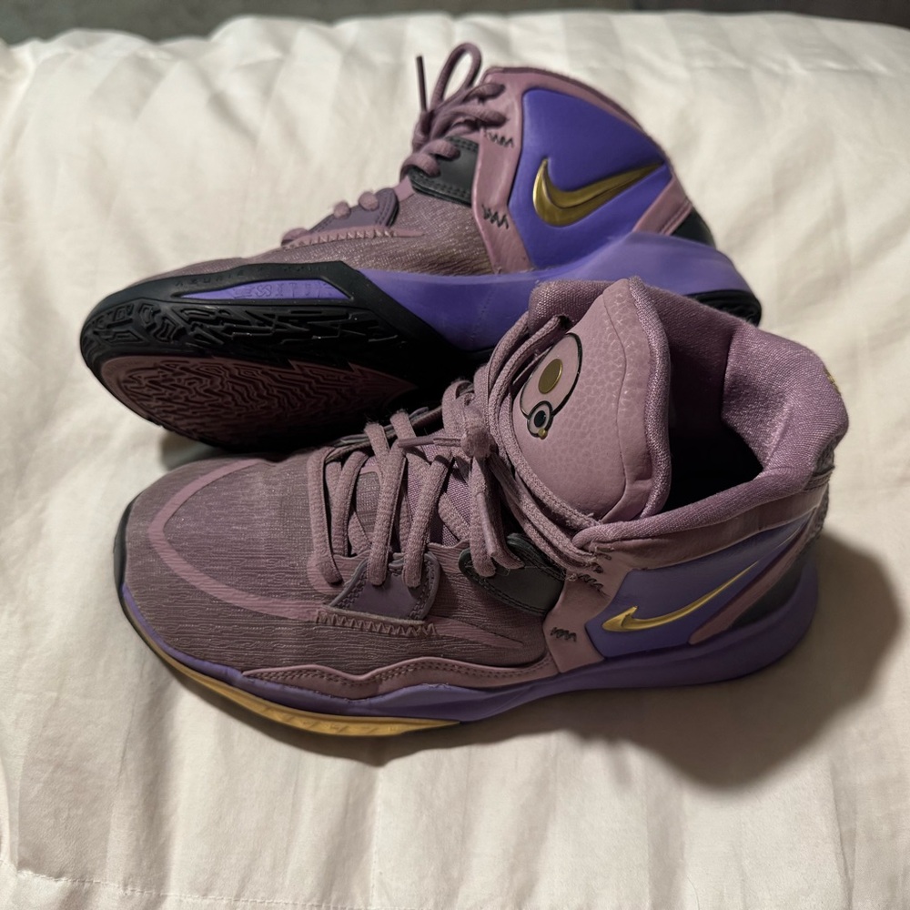 Nike Kids Sneakers in Purple and Gold
